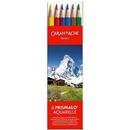 Caran D'ache Prismalo Aquarelle 6 barev - Színes ceruza