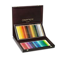 Caran D'ache Prismalo Aquarelle 80 barev v dřevěném boxu - Színes ceruza