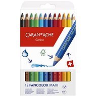 CARAN D'ACHE Fancolor Maxi 12 farieb - Pastelky