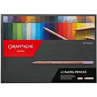 CARAN D'ACHE Künstlerische Pastellstifte in Bleistift 40 Farben - Buntstifte