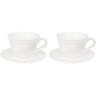 Casa Domani Florence Scallop S/2 Espresso Cup & Saucer - Set of Cups