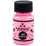 Cadence Glow in the Dark 50 ml, pink - Acrylic Paints