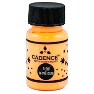 Cadence Glow-in-the-dark paint 50 ml, orange - Acrylic Paints