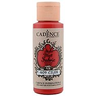 Cadence Textile Paint 59 ml, red - Fabric Dye