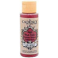 Cadence Textile Paint 59 ml, burgundy - Fabric Dye