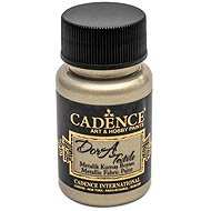 Cadence Metallic textile paint 50 ml, platinum - Fabric Dye