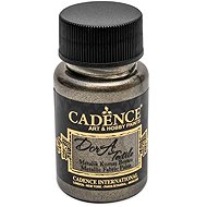 Cadence Metallic textile paint 50 ml, anthracite - Fabric Dye