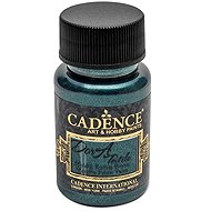 Cadence Metallic textile paint 50 ml, petrol - Fabric Dye
