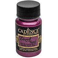 Cadence Metallic textile paint 50 ml, cyclamen pink - Fabric Dye