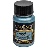 Cadence Metallic textile paint 50 ml, light blue - Fabric Dye