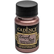 Cadence Metallic textile paint 50 ml, old pink - Fabric Dye