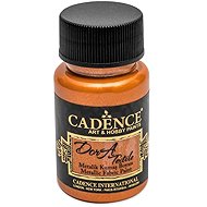 Cadence Metallic textile paint 50 ml, orange - Fabric Dye