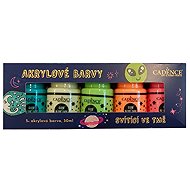 Cadence Acrylic paints 5 × 30 ml Glow in the dark - Acrylic Paints