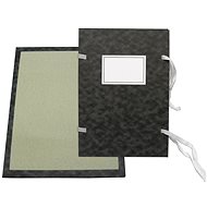 Caesar Office A4 marble black file folder with label - Document Folder