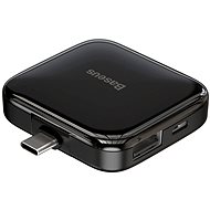 Baseus Fully Folded Portable 4-in-1 Type-C HUB Black - USB Hub