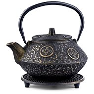 Tea Garden - Japanese cast iron teapot Sakai gold 800 ml with saucer - Tea Kettle