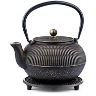 Tea Garden - Japanese cast iron teapot Macau gold 900 ml with saucer - Tea Kettle