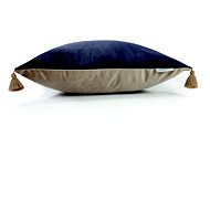 CAMENGO COULISSE BICOLORE REGLISSE, 45 x 45 cm - Pillow