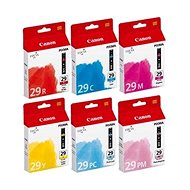 Canon PGI-29 MBK/PBK/DGY/GY/LGY/CO MULTI PACK/VALUE PACK NON-BLIST - Cartridge