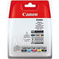 Canon INK PGI-580/CLI-581 BK/CMYK MULTI PACK BLISTERED W SECURITY - Cartridge