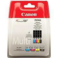 Canon CLI-551 C/M/Y/BK MULTI PACK SEC VALUE PCK - Cartridge