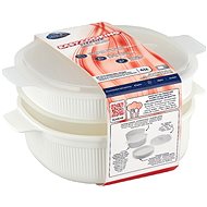 Care + Protect STEAMER for steaming, serving, storage - Microwave-Safe Dishware