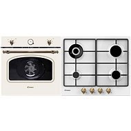 CANDY FCC 624 BA / E + CANDY CHW6BR4WGTWA - Oven & Cooktop Set