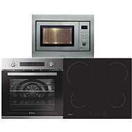 CANDY FCP 602X E0E/1 + CANDY CH 64 CCB 4U + CANDY MIC256EX - Oven, Cooktop and Microwave Set
