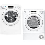 CANDY CS 1382D3-S + CANDY SLC D813B-S - Washer Dryer Set