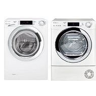 CANDY GVS 158TWHC3-S + CANDY GVSF H8A3TCEX-S - Washer Dryer Set