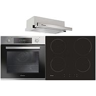 CANDY FCP 825 XL/E + CANDY CI642C 4U + CANDY CBT6130/3X - Oven, Cooktop & Kitchen Hood Set