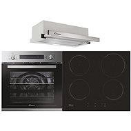 CANDY FCP 602X E0E/1 + CANDY CI642C 4U + CANDY CBT6130/3X - Oven, Cooktop & Kitchen Hood Set