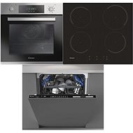 CANDY FCP 825 XL/E + CANDY CI642C 4U + CANDY CDIN 2D620PB - Oven, Cooktop & Diswasher Set