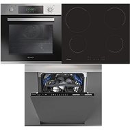 CANDY FCP 825 XL/E + CANDY CH 64 CCB 4U + CANDY CDIN 2D620PB - Oven, Cooktop & Diswasher Set