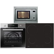 CANDY FCTS815XL WIFI + CANDY CH 64 CCB 4U + CANDY MIC256EX - Oven, Cooktop and Microwave Set