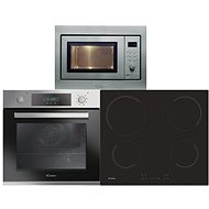 CANDY FCP 825 XL/E + CANDY CH 64 CCB 4U + CANDY MIC256EX - Oven, Cooktop and Microwave Set