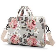 Canvaslife Briefcase laptop bag 15-16, white rose - Laptop Case