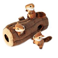 ZippyPaws Burrow Squirrels in the trunk - Dog Toy