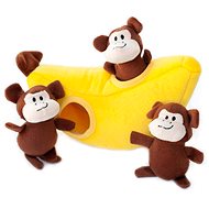 ZippyPaws Burrow Monkey in banana - Dog Toy