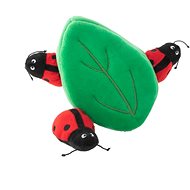 ZippyPaws Burrow Ladybugs in a leaf - Dog Toy