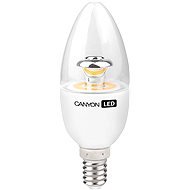 Canyon LED COB žiarovka, E14, sviečka, priehľadná, 6W - LED žiarovka