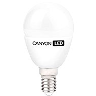 Canyon COB LED bulb, E14, compact round milky, 6W - LED Bulb