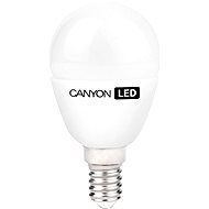 Canyon COB LED bulb E14, compact round milky, 6W - LED Bulb