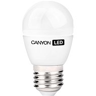 Canyon COB LED bulb E27, compact round, milky 3.3W - LED Bulb