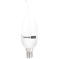 Canyon COB LED bulb E14, shape BXS38, milk, 6W - LED Bulb