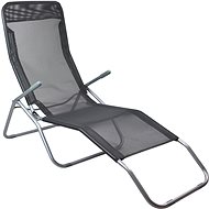 CAPPA Folding Garden Lounger, Grey - Garden Lounger