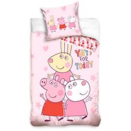 CARBOTEX Peppa Pig friends Zuzka and Rebecca 100 × 135 cm - Children's Bedding