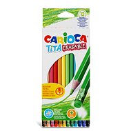 Carioca Tita 12 pcs erasable - Coloured Pencils