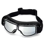 TXR retro black with silver plexi - Motorcycle Glasses