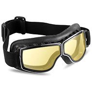 TXR retro black with yellow plexi - Motorcycle Glasses
